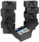 KEYIDO 12Pack Black Gift Boxes with Lids, 20x20x10cm Large Cardboard Gift Box Bridesmaid Proposal Box with Ribbon for Wedding Birthday Festival Christmas Party Present Packaging