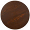 Bistrotisch Dunkelbraun 50 cm MDF,286419