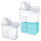 Mucek 2 Stück 1800ml 1100ml Airtight Detergent Dispenser with Measuring Cup, Waschmittel Waschpulver Aufbewahrungsbox,Detergent Washing Powder Storage Box,Vorratsbehälter für Waschmittel
