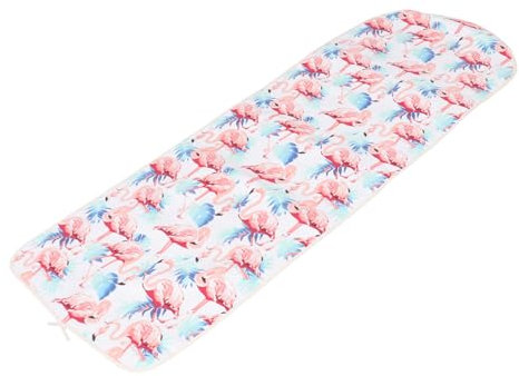 MERRYHAPY Large Ironing Board Cover Flamingo Design and Easy to Clean Stain Resistant Pad