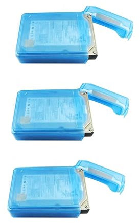 jojofuny 3 Scatole Portaoggetti Antiurto in Polipropilene Da 3 5 Pollici 16 2x11 1x3 5 Cm