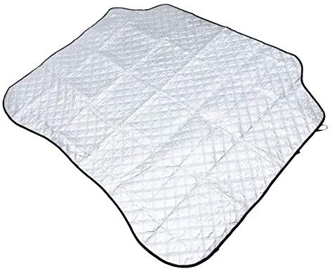 PLAFOPE Car Windshield Cover Wasserdichtes Sonnenschutz Und Frostschutzschild Für Autos Suvs Und Cabs Installieren Mit Starkem Magnetverschluss Für Ganzjährige Nutzung