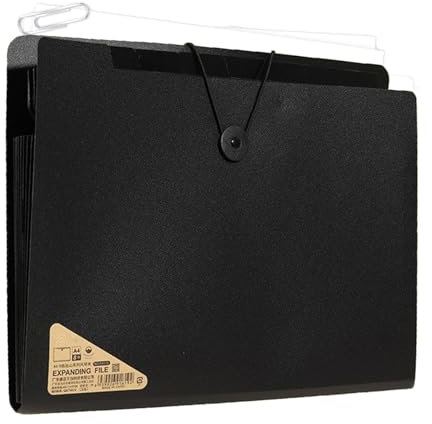-Aktenordner, 13 Taschen, tragbarer Aktenordner, A4-Ordner, Organizer, Rechnungsquittung, tragbar, mit Etiketten für Briefe, Zuhause, Reisen