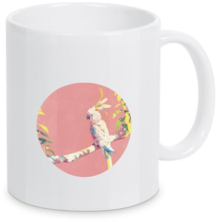 artboxONE Tasse Exotischer Kakadu Sunny von Carina - Kaffeetasse Natur