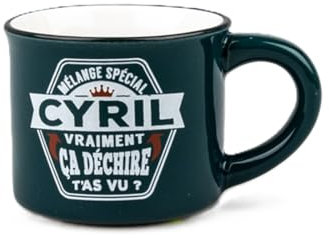 Générique Tasse expresso personnalisée - Cyril