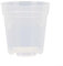 Set di 10 vasi per piante in plastica trasparente, con fori di drenaggio, per piante da interno ed esterno, orchidee, piante grasse, erbe, leggeri e traspiranti (17 cm)
