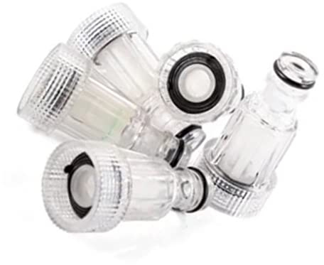 Aramox Hochdruckreiniger-Wasserfilter, 3/4-Zoll-Schnellanschluss, Effiziente Filterung und Einfache Wartung für die Auto- und Motorradreinigung