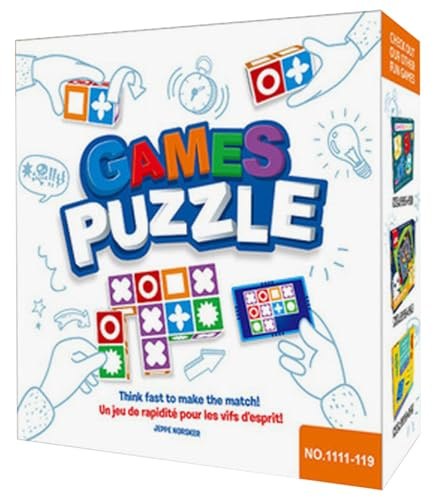 1PC Match-Puzzlespiel, logisches Denkmuster-Block-Puzzlespiele für Kindergeschenke, pädagogische interaktive Brettspiele für die frühkindliche Entwicklung