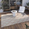 Wecon Home Esprit I In & Outdoor Kurzflor Teppich I Rhomb I ESP-5574 I (200 x 290 cm, Beige Rot Orange)