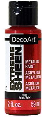 DecoArt Acrylic Paint for Arts and Crafts, Ruby, One Size