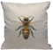 HGOD DESIGNS Kissenbezug mit Bienen-Motiv, Aquarell-Zeichnung, Bienen, Heimdekoration, für Herren/Frauen, Wohnzimmer, Schlafzimmer, Sofa, Stuhl, 45 x 45 cm