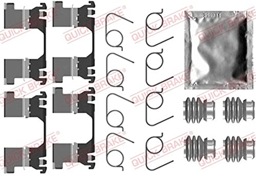 QUICK BRAKE 109-0091 Zubehörsatz Scheibenbremsbelag Vorne Kompatibel mit OPEL Crossland X P17