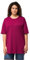 Ulla Popken Damen Basic-Shirt, Rundhals T-Shirt, Magnolienrot, 66 Große Größen EU