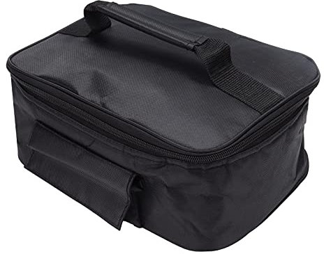 01 Portable Oven, 12V Mini Car Microwave Electric Heated Lunch Box Personal Food Warmer for Road Trip Camping Picnic Family Gathering