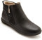 Pediconfort - Boots cuir double zip - FEMME - Taille : 38 - Couleur : Noir