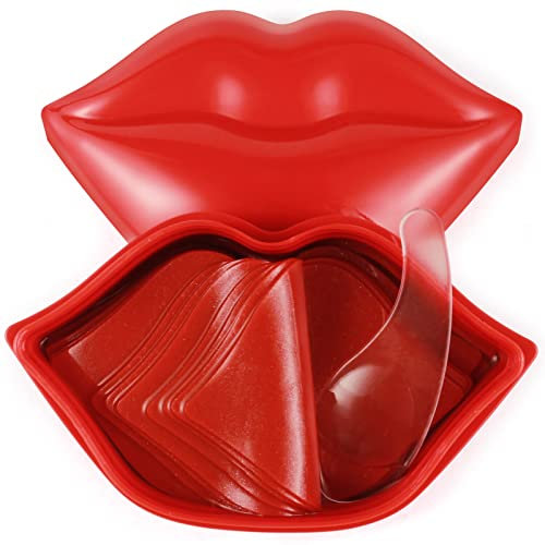 Gel-Kollagen-Lippenmasken-Kristall-Lippenpads für feuchtigkeitsspendende, Anti-Falten-, Anti-Aging-, straffende und hydratisierende Lippen