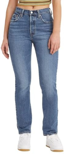 Levi's Women's 501 Original Fit Jeans, (New) Medium Indigo Worn in, 27 Regular