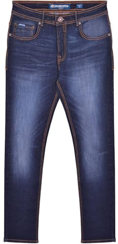 Lambretta Mens Stafford Slim Fit Denim Jeans - 36S