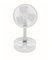 bimar VPT20 Ventilatore 2 in 1. Ventilatore a Piantana Pieghevole con Batteria Ricaricabile e Ventilatore da Tavolo con Colonna Estendibile, Elica Ø 20 cm con 3 Pale, 3 Velocità, Silenzioso, Cavo USB