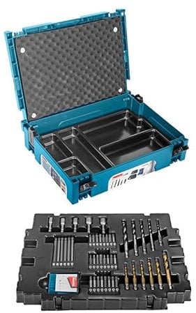 Coffret ensemble accessoires (56 pcs) en MAKPAC - MAKITA B-53768