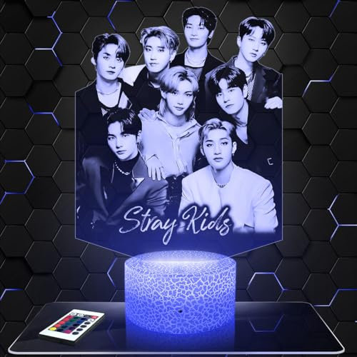 Lampe Stray K deko Zimmer Mädchen Lampe 3D Stray Kobjekt k-pop Korea Koreanischer Pop Geschenk gedämpftes Licht Nachtlicht deko Büro. Eigenartig Geschenk Weihnachten Teenager TOP
