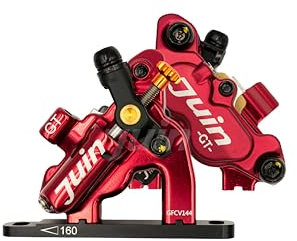 Juin Pinza freno a disco idraulica ibrida GTF-4 (ROSSO)