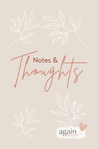 My Notebook: Notes and Thoughts