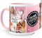 SpecialMe® Tasse mit Foto-Collage personalisiert mit bis zu 9 Bildern Fotogeschenk selbst gestalten für Mama weiss-innen-rosa standard