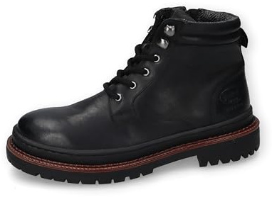 Dockers by Gerli Herren Combat Boots, Männer Stiefeletten,uebergangsschuhe,uebergangsstiefel,schnürstiefel,Stiefel,schwarz,41 EU