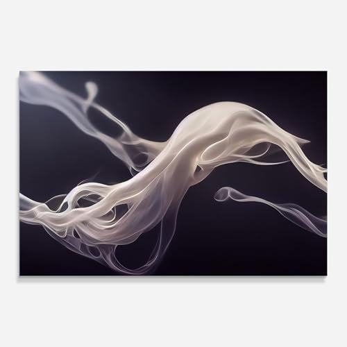 ARTHUB Cuadro de cristal, Grey Smoke, 50x70 cm