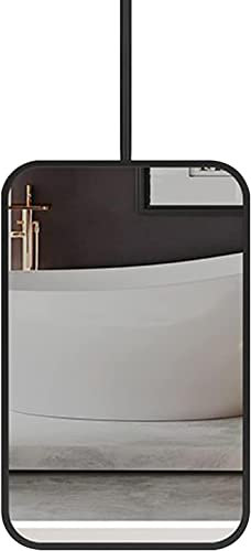 Klarer und praktischer Deckenspiegel zum Aufhängen, 40 x 70 cm, 50 x 70 cm, Spiegel mit Hängestange, für Badezimmer, Make-up, Rasieren, Eingang, Schlafzimmer, Garderobe, Wanddekoration (Größ