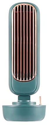LLHCF Ventilador de torre de humidificación de escritorio, humidificación, suministro de agua, ventilador de torre de aire acondicionado USB