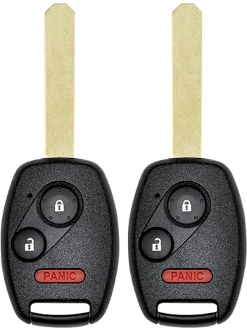 Vurkcy Key Fob Replacement for 2007-2013 Honda CR-V, MLBHLIK-1T, 2Pcs