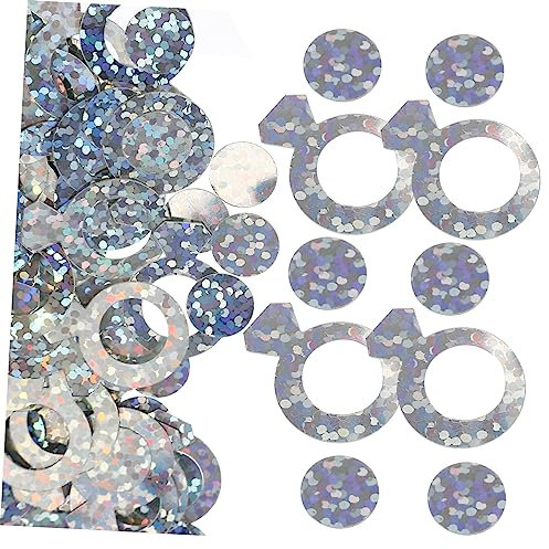 SHOWERORO 3taschen Konfetti Aus Papier Für Hochzeiten Bunte Glitzernde -dekoration Für Tischstreuungen Party-accessoires Für Hochzeiten Verlobungen Und Feiern Packung