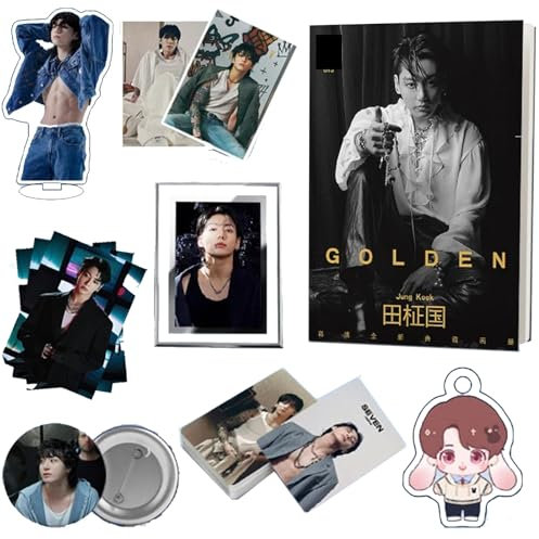 Jungkook Golden Album Geschenkset, Peripheral Portrait Gallery, Jungkook J-Hope JIN Jimin RM SU-GA V Merch
