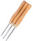 Cincel para Herramientas de Torneado de Torno de Madera, Inserto de Acero con de Haya, Cuchillo para Tallar con Borde Afilado, Diseño Ergonómico, Duradero y Portátil, Bricolaje