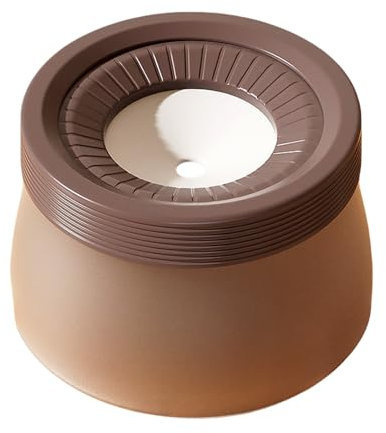 Pasdrucn 1.2L Non Spill Dog Water Bowl, Dog Water Bowl Non Spill, Dog Water Dispenser, Cat Water Bowl, Non Spill Dog Bowls, Feeding & Watering Supplies for Dogs, Zero Splash Dog Water Bowl (Brown)