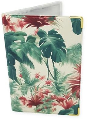 nemau - Porte Papier véhicule 2 Volets avec Étui 3 Volets Transparent - Fabrication Française - Protège Documents Auto Durable - Matière Gomme Expansée - Modèle Toile de jouy