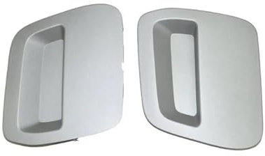 WEFOLEN Copri Gancio di Traino Paraurti Anteriore Sinistro Destro 620721430R 620724861R 511802392R 511809831R per Dacia per Duster 2018 2019 2020 2021 Copertura Gancio Traino Auto(Gray)