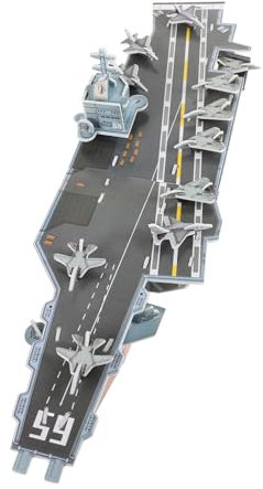 DIKACA Flugzeugträger 3D-modellbausätze DIY-Puzzle Zum Zusammenbauen Puzzle-flugzeugträger- Puzzles Für Kinder