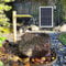 SGKOMN Fontaine Solaire en Bambou avec Pompe, Fontaine d'extérieur autoportante, Fontaine Solaire Feng Shui en Bambou, décoration de Jardin Zen pour Bureau, Patio, Cour