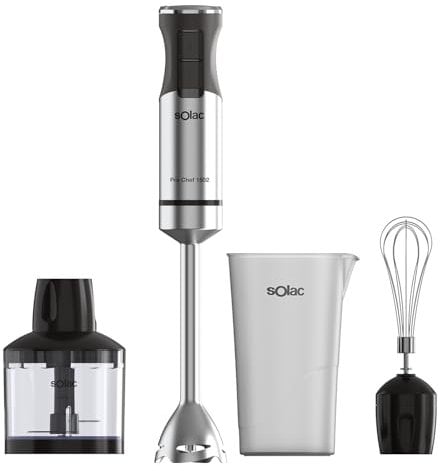Solac - Batidora de mano 1500W PRO 3 accesorios