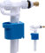 Flotteur Chasse D'eau WC pour Chasse D'eau G3/8 et G1/2, Mecanisme Robinet Chasse D'eau WC Réglable, Raccord D'alimentation Latéral, Quantité d'eau réglable