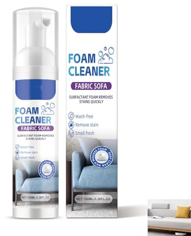 Foams Dry Cleaning Agent for Sofas,Sofa Curtain Stain Removal Fabric Dry Cleaner Spray,Carpet Dry Cleaning Foam