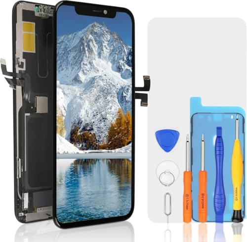 bokman Screen Replacement for iPhone 11 Pro Max LCD, 6.5-inch Screen Assembly Front Panel with Repair Tool Kits