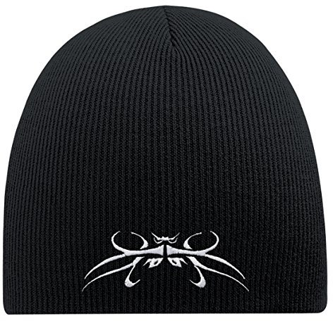 Fan-O-Menal Beanie Mütze Eule Tribal Tattoo 54543 schwarz