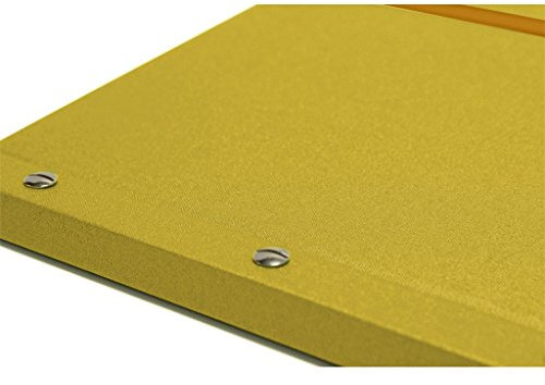 Roth Zeugnismappe A4 Metallium mit Buchschraube Gold 12 Einlagen