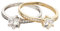 Ardeo Aurum Damenring aus 333 Gold Gelbgold mit Zirkonia im Brillant-Schliff Solitär-Ring Verlobungsring
