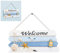 Comtervi Willkommen Türschilder Holzschild Dekoschild Maritime Dekoration Welcome Willkommen Zuhause Liebe Aufhängen Wand Schild Türschild Shop Schild