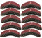 10 Stück Gewebe-Schleifbänder Schleifpapier Schleifbänder (75 mm x 533 mm, Körnung 1000)